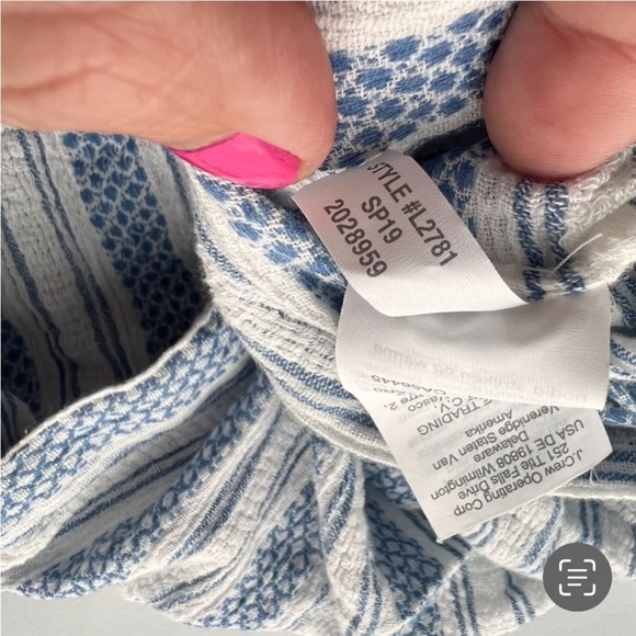 J Crew Matching Set 2pc Skirt Preppy Summer Boho Outfit - Picture 7 of 7